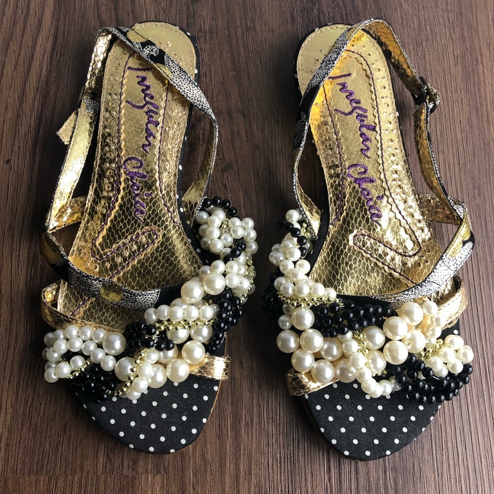 Irregular Choice Glam Sandals (Size 8)
